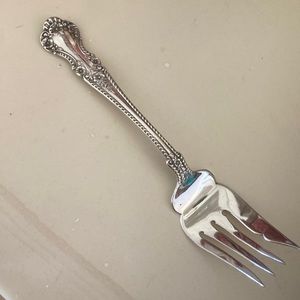 Gorham Cambridge sterling silver cold meat fork
